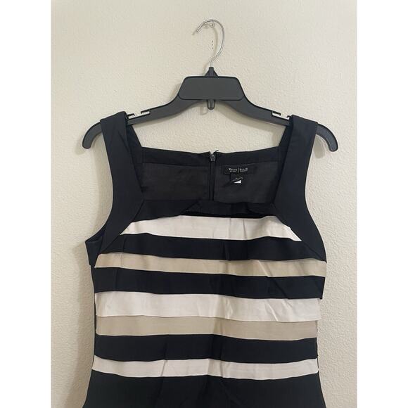 white house black market, Multicolor Striped Knee Length Pencil Dress, Size 6 - Picture 3 of 5